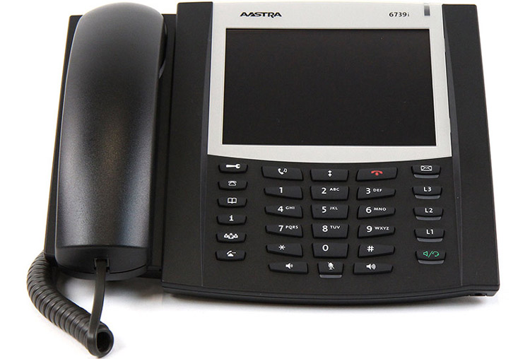 نمای روبرو خاموش Aastra 6739i IP Phone 