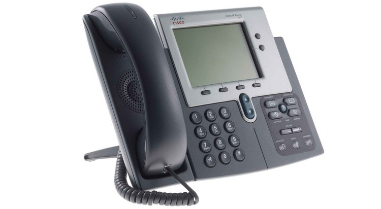 نمای سمت راست Cisco 7940G IP Phone 