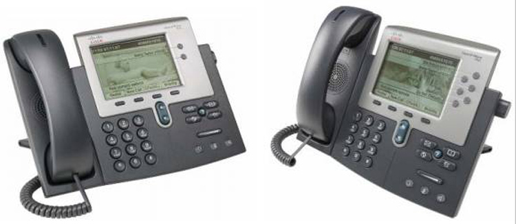 دو نمای متفاوت Cisco 7962G IP PHONE  