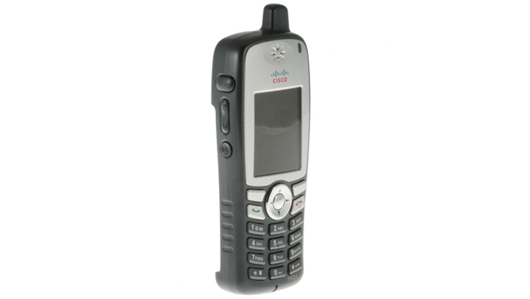 نمای جانبی بدون باطری Cisco Unified Wireless IP Phone 7921G 