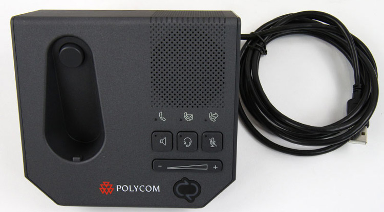 تصویر پایه و سیم اتصال Polycom CX200 IP Phone 