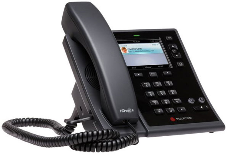 نمای جانبی Polycom CX500 IP Phone 