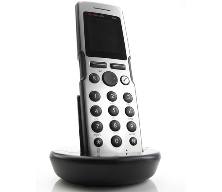 نمای روبرو با پایه Polycom Kirk 5040 Handset Dect Phone 