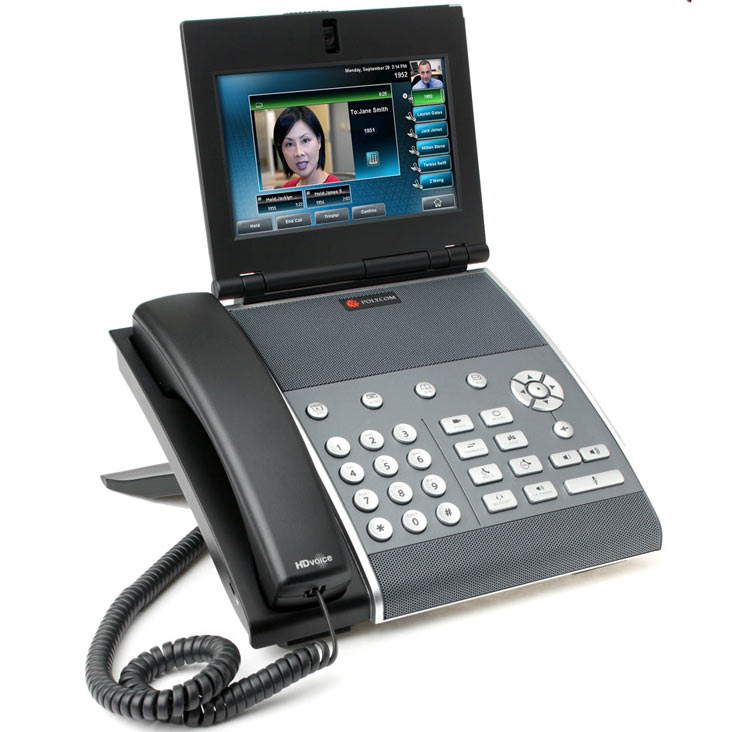نمای سمت راست Polycom VVX1500 Video IP Phone 