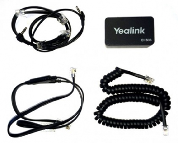 همرا با تمام قطعات Yealink EHS36 Wireless VoIP Adapter 