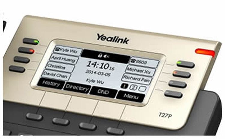 تصویر صفحه نمایش Yealink SIP-T27P IP Phone