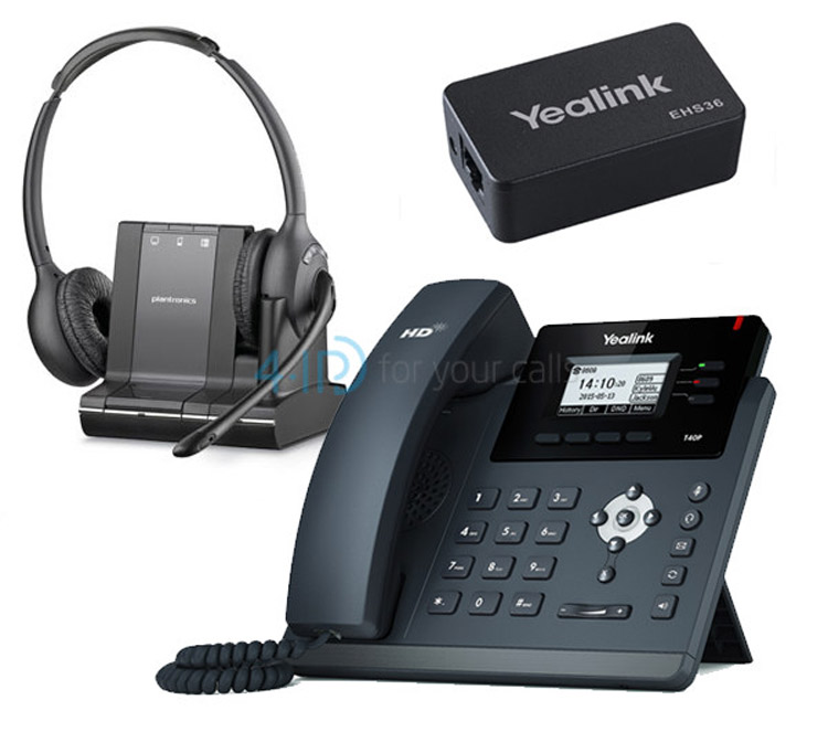 همراه با تجهیزات Yealink SIP-T40P IP Phone 