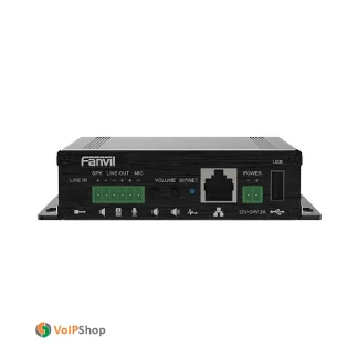گیت وی پیجینگ Fanvil PA3 SIP با پورت های ورودی و خروجی ، پنل اتصالات Fanvil PA3 برای سیستم صوت تحت شبکه ، نصب و راه اندازی Fanvil PA3 SIP Paging Gateway در مدار صوتی